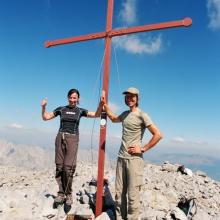 na najvyššom vrchole Albánskych álp - Maja Jezerces 2694 m.n.m.